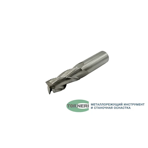 Фрезы твердосплавные t026139 Фреза концевая твердосплавная ц/х ф 18х45х100 мм z=3, по алюминию обдирочная