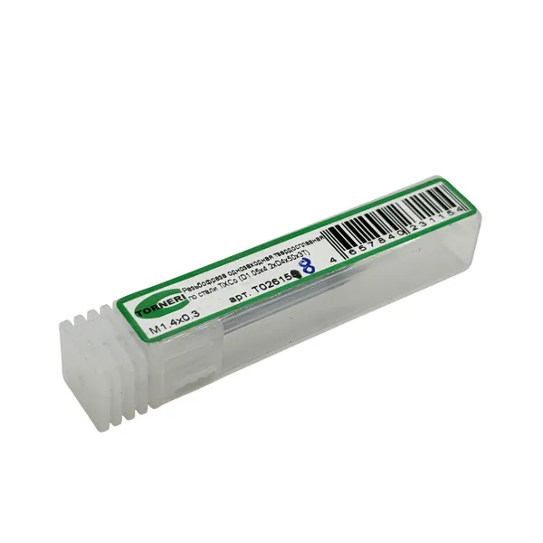 Резьбофреза однозаходная твердосплавная М 1.4х0.3 (D1.05x4.2xD4x50x3T) по стали с покрытием TiXCo t026158  (Фото 3)