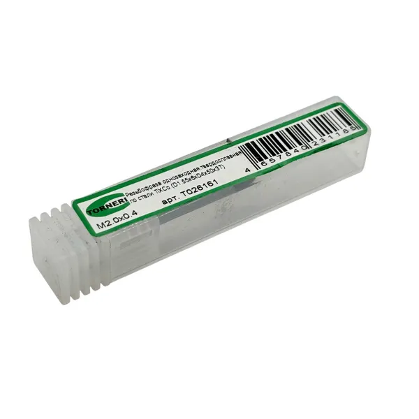 Резьбофреза однозаходная твердосплавная М 2.0х0.4 (D1.55х6хD4х50х3T) по стали с покрытием TiXCo t026161  (Фото 2)