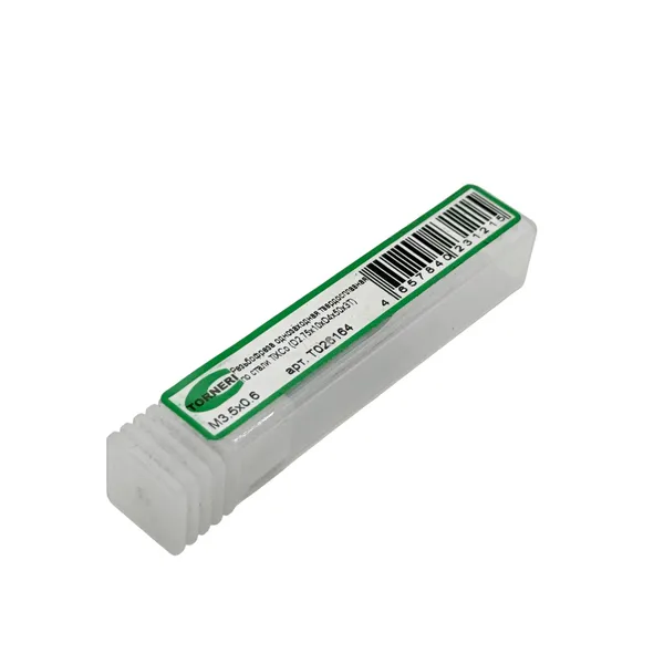 Резьбофреза однозаходная твердосплавная М 3.5х0.6 (D2.75х10хD4х50х3T) по стали с покрытием TiXCo t026164  (Фото 2)