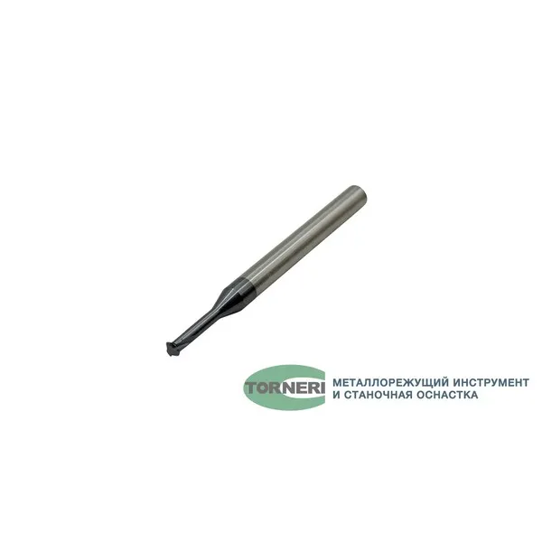 Фрезы твердосплавные t026164 Резьбофреза однозаходная твердосплавная М 3.5х0.6 (D2.75х10хD4х50х3T) по стали с покрытием TiXCo