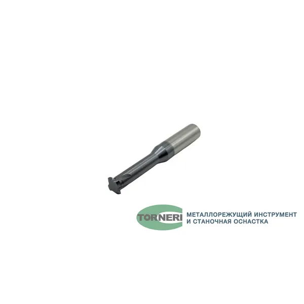 Фрезы твердосплавные t026170 Резьбофреза однозаходная твердосплавная М 10х1.5 (D7.9х28хD8х60х4T) по стали с покрытием TiXCo
