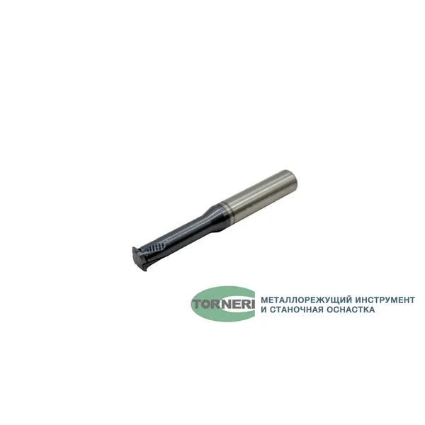 Резьбофреза однозаходная твердосплавная М 12х1.75 (D9.9х30хD10х75х4T) по стали с покрытием TiXCo t026171  (Фото 3)
