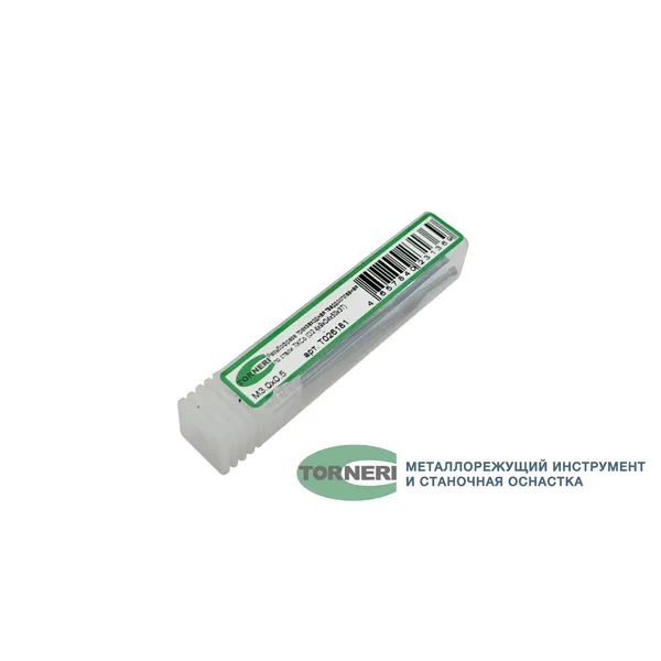 Резьбофреза трехзаходная твердосплавная М 3.0х0.5 (D2.4х6.4хD4х50х3T) по стали с покрытием TiXCo t026181  (Фото 3)