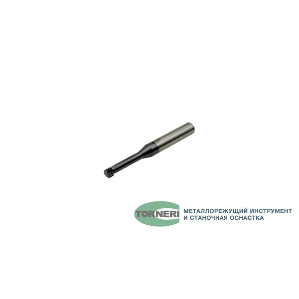 Резьбофреза трехзаходная твердосплавная М 6.0х1.0 (D4.8х18хD6х50х3T) по стали с покрытием TiXCo t026185  (Фото 2)