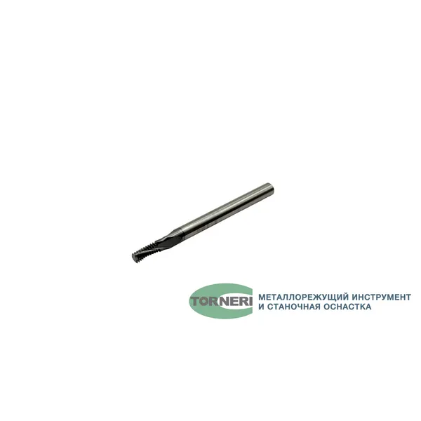 Фрезы твердосплавные t026197 Резьбофреза многозаходная твердосплавная М 4.0х0.7 (D3.15х8хD4х50х3T) по стали с покрытием TiXCo
