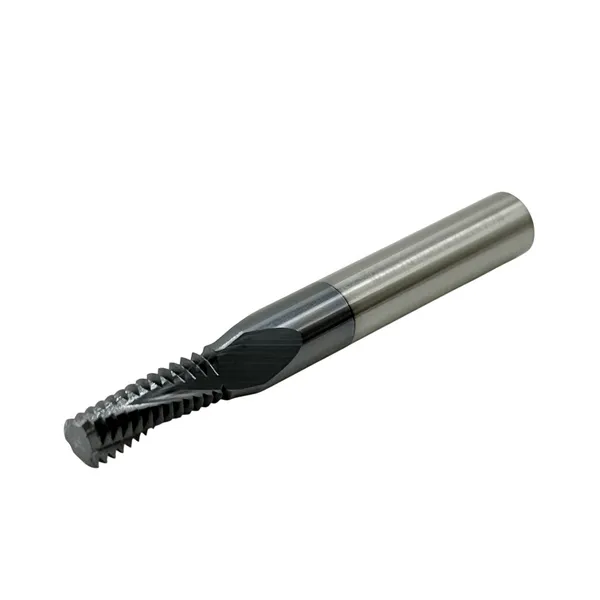 Фрезы твердосплавные t026199 Резьбофреза многозаходная твердосплавная М 6.0х1.0 (D4.8х12хD6х50х3T) по стали с покрытием TiXCo