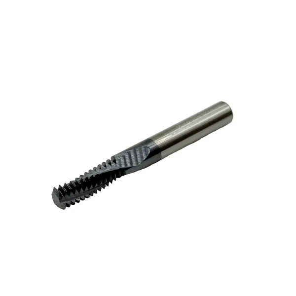 Фрезы твердосплавные t026200 Резьбофреза многозаходная твердосплавная М 8.0х1.25 (D5.9х16хD6х50х3T) по стали с покрытием TiXCo