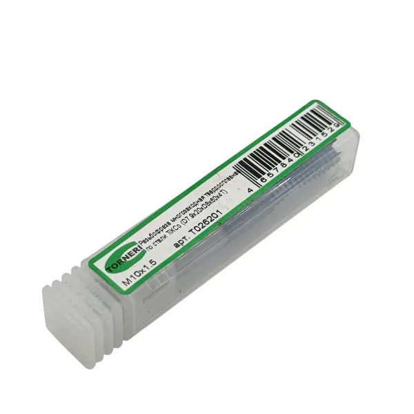 Резьбофреза многозаходная твердосплавная М 10х1.5 (D7.9х20хD8х60х4T) по стали с покрытием TiXCo t026201  (Фото 3)