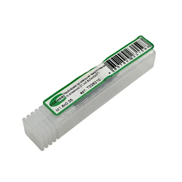 Резьбофреза однозаходная твердосплавная М 1.8х0.35 (D1.4х5.6хD4х50х3T) по алюминию t026210  (Фото 2)