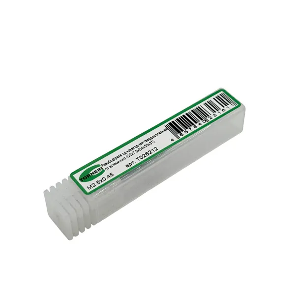 Резьбофреза однозаходная твердосплавная М 2.5х0.45 (D2х7.5хD4х50х3T) по алюминию t026212  (Фото 3)