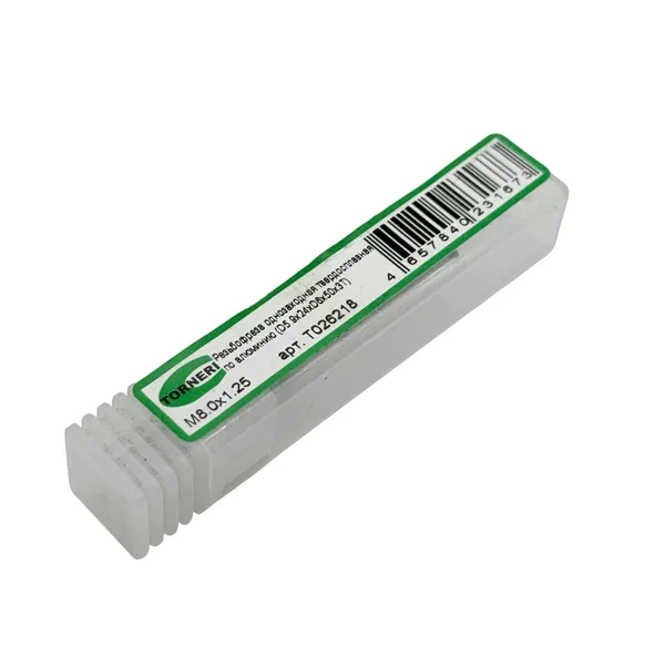 Резьбофреза однозаходная твердосплавная М 8.0х1.25 (D5.9х24хD6х50х3T) по алюминию t026218  (Фото 2)