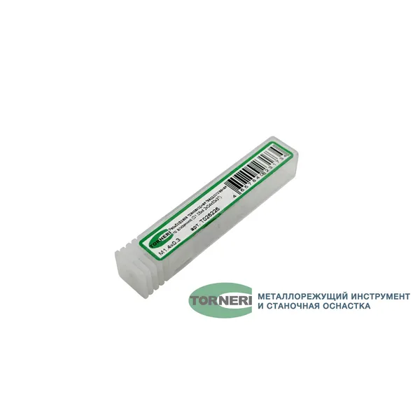 Резьбофреза трехзаходная твердосплавная М 1.4х0.3 (D1.05х3.4хD4х50х3T) по алюминию t026226  (Фото 3)