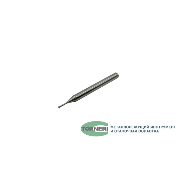 Резьбофреза трехзаходная твердосплавная М 2.0х0.4 (D1.55х4.4хD4х50х3T) по алюминию t026229  (Фото 3)