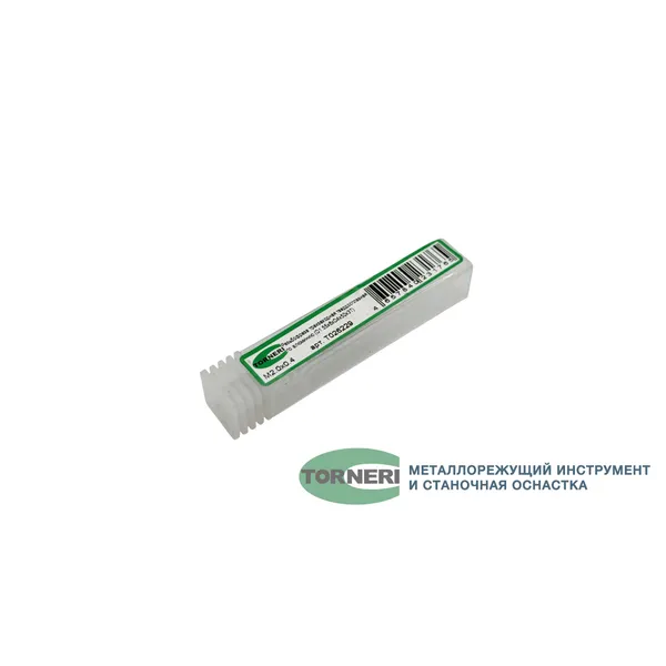 Фрезы твердосплавные t026229 Резьбофреза трехзаходная твердосплавная М 2.0х0.4 (D1.55х4.4хD4х50х3T) по алюминию