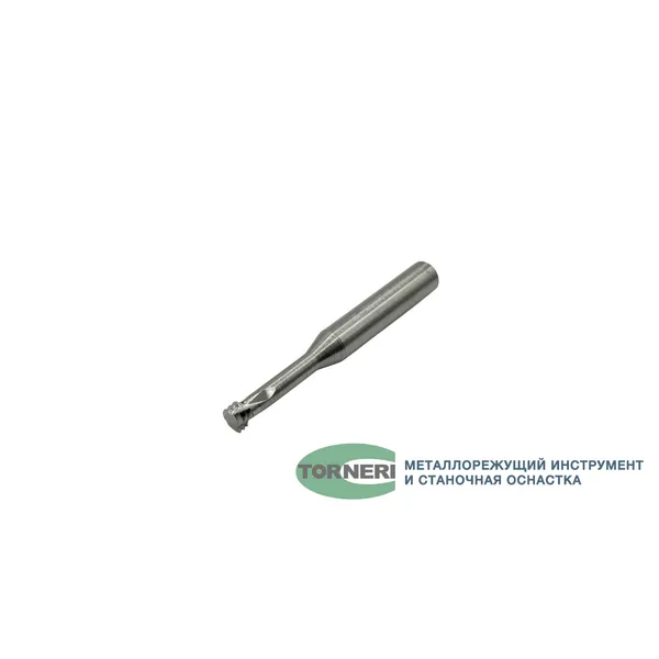 Резьбофреза трехзаходная твердосплавная М 6.0х1.0 (D4.8х12хD6х50х3T) по алюминию t026235  (Фото 2)