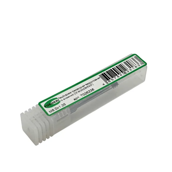 Резьбофреза трехзаходная твердосплавная М 8.0х1.25 (D5.9х16хD6х50х3T) по алюминию t026236  (Фото 2)