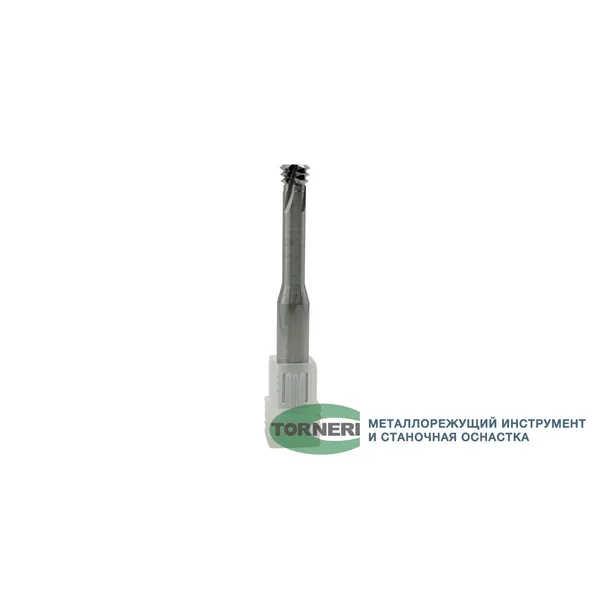 Резьбофреза трехзаходная твердосплавная М 10х1.5 (D7.9х20хD8х60х4T) по алюминию t026237  (Фото 2)