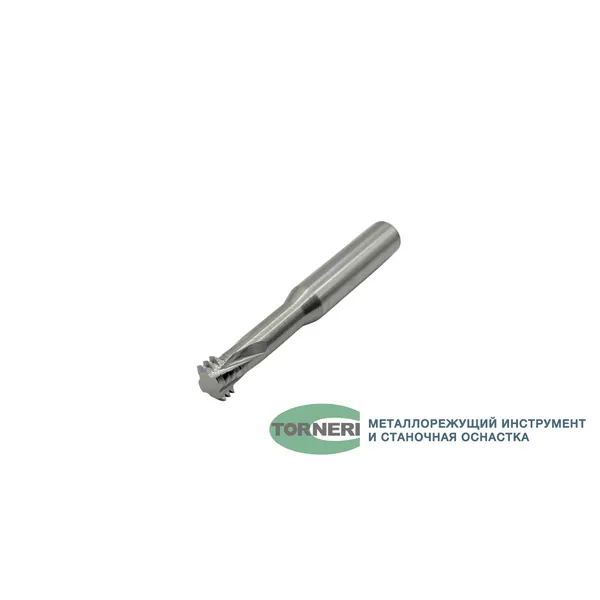 Резьбофреза трехзаходная твердосплавная М 12х1.75 (D9.9х30хD10х75х4T) по алюминию t026238  (Фото 3)