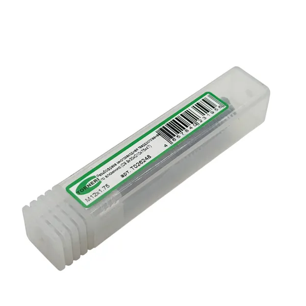 Резьбофреза многозаходная твердосплавная М 12х1.75 (D9.9х30хD10х75х4T) по алюминию t026248  (Фото 2)