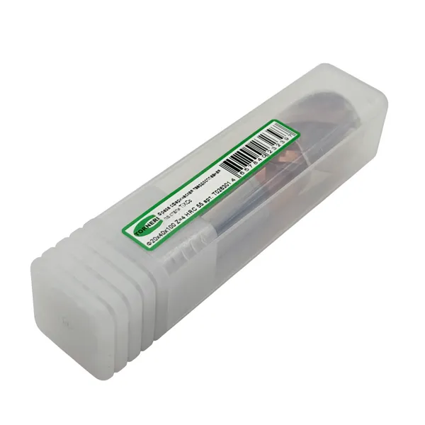 Фреза сферическая твердосплавная ц/х ф 20х40х100 мм z=4 по стали, с покрытием TiXCo, HRC 55 t026301  (Фото 3)