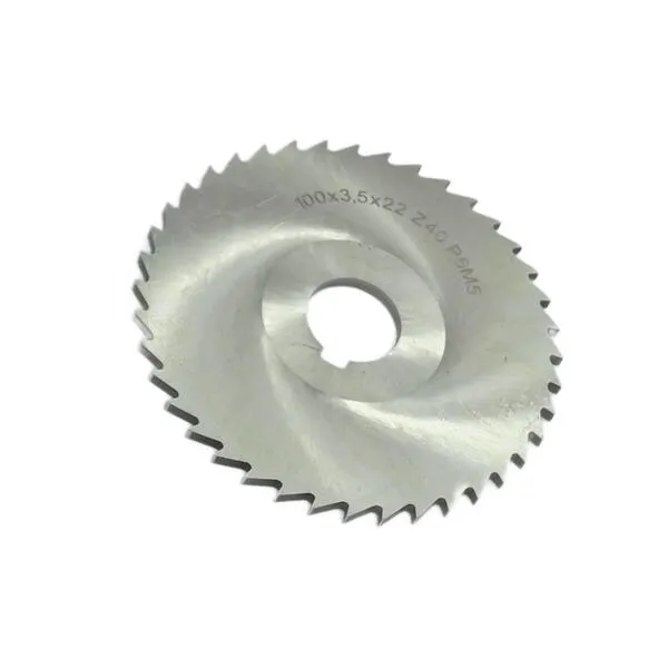 Фреза дисковая отрезная ф 100х3.0х27 мм Р6М5 z=40 отрезной зуб, cо ступицей, c ш/п 043115  (Фото 1)