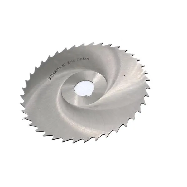 Фреза дисковая отрезная ф 200х2.0х32 мм Р6М5 z=40 прорезной зуб, cо ступицей, c ш/п 044198  (Фото 3)