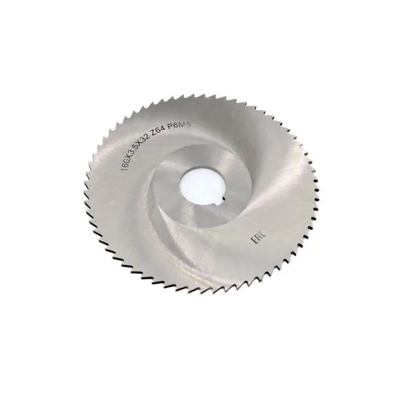 Фрезы 044203 Фреза дисковая отрезная ф 160х3.5х32 мм Р6М5 z=64 прорезной зуб, cо ступицей, c ш/п