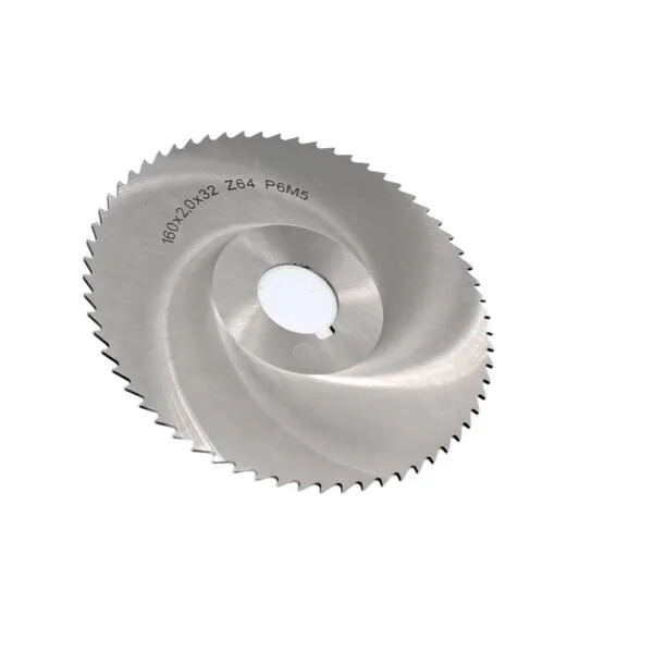 Фреза дисковая отрезная ф 160х2.0х32 мм Р6М5 z=64 прорезной зуб, cо ступицей, c ш/п 044207  (Фото 1)