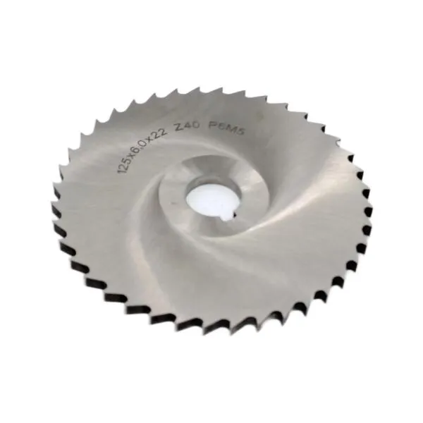 Фреза дисковая отрезная ф 125х6.0х22 мм Р6М5 z=40 прорезной зуб, cо ступицей, c ш/п 044211  (Фото 1)