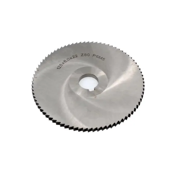 Фрезы 044212 Фреза дисковая отрезная ф 125х6.0х22 мм Р6М5 z=80 прорезной зуб, cо ступицей, c ш/п