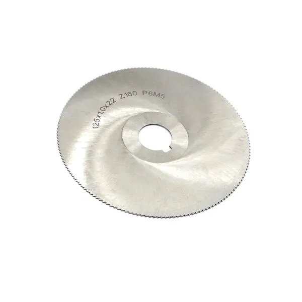 Фреза дисковая отрезная ф 125х1.0х22 мм Р6М5 z=160 прорезной зуб, cо ступицей, c ш/п 044217  (Фото 3)