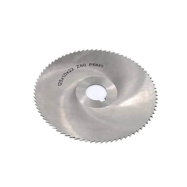 Фреза дисковая отрезная ф 125х1.0х22 мм Р6М5 z=80 прорезной зуб, cо ступицей, c ш/п 044218  (Фото 2)