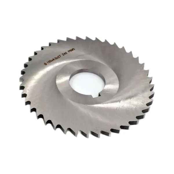 Фреза дисковая отрезная ф 100х4.0х22 мм Р6М5 z=80 прорезной зуб, cо ступицей, c ш/п 044223  (Фото 2)