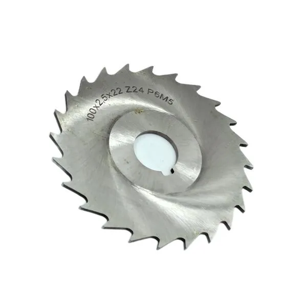 Фрезы 044227 Фреза дисковая отрезная ф 100х2.5х22 мм Р6М5 z=100 прорезной зуб, cо ступицей, c ш/п