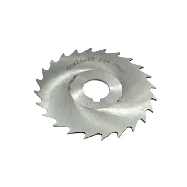 Фреза дисковая отрезная ф 100х2.0х22 мм Р6М5 z=24 прорезной зуб, cо ступицей, c ш/п 044230  (Фото 3)