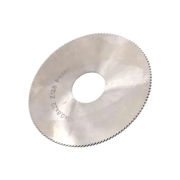 Фреза дисковая отрезная ф 80х0.8х22 мм Р6М5 z=128 прорезной зуб, без ступицы, без ш/п 044236  (Фото 1)