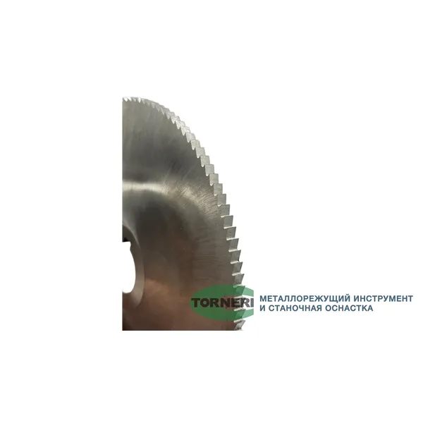 Фреза дисковая отрезная ф 200х5.0х32 мм Р6М5 z=128 прорезной зуб, со ступицей, с ш/п 045296  (Фото 2)