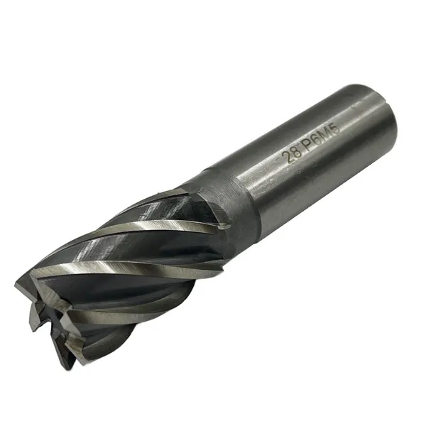 Фрезы 046393 Фреза концевая с цилиндрическим хвостовиком ф 28х45х121 мм z=6