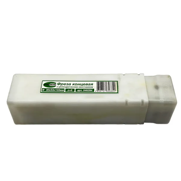 Фрезы 046394 Фреза концевая с цилиндрическим хвостовиком ф 30х53х133 мм z=6