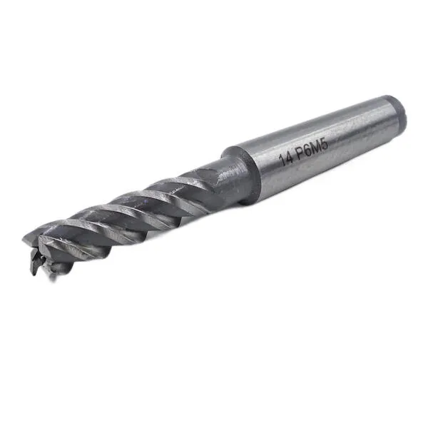 Фреза концевая с коническим хвостовиком ф 14х53х138 мм z=4 КМ2 Р6М5 t019464  (Фото 1)