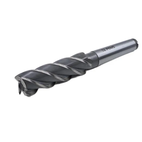 Фреза концевая с коническим хвостовиком ф 32х106х208 мм z=4 КМ3 Р6М5 t019487  (Фото 2)