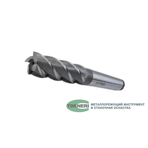 Фреза концевая с коническим хвостовиком ф 36х106х231 мм z=4 КМ4 Р6М5 t019489  (Фото 2)