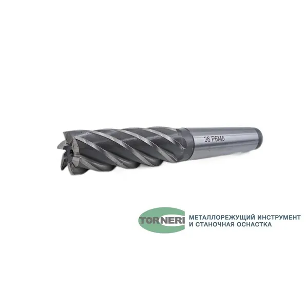 Фреза концевая с коническим хвостовиком ф 36х106х231 мм z=6 КМ4 Р6М5 t019490  (Фото 2)