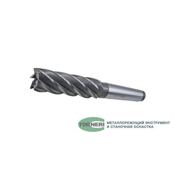 Фреза концевая с коническим хвостовиком ф 40х125х250 мм z=6 КМ4 Р6М5 t019492  (Фото 3)