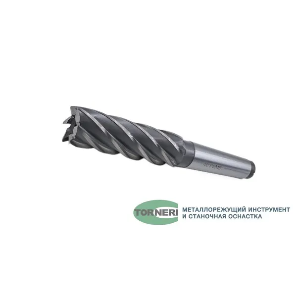 Фреза концевая с коническим хвостовиком ф 40х125х250 мм z=6 КМ4 Р6М5 t019492  (Фото 4)