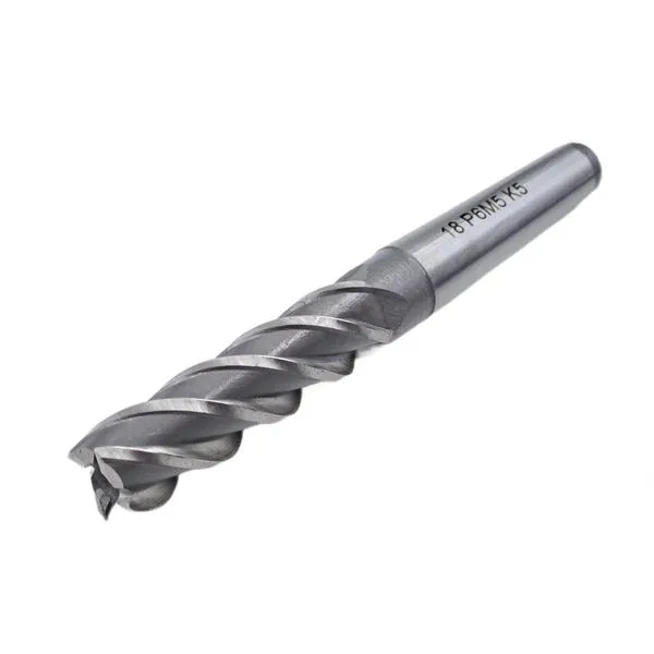 Фреза концевая с коническим хвостовиком ф 18х63х148 мм z=4 КМ2 Р6М5К5 t019496  (Фото 3)