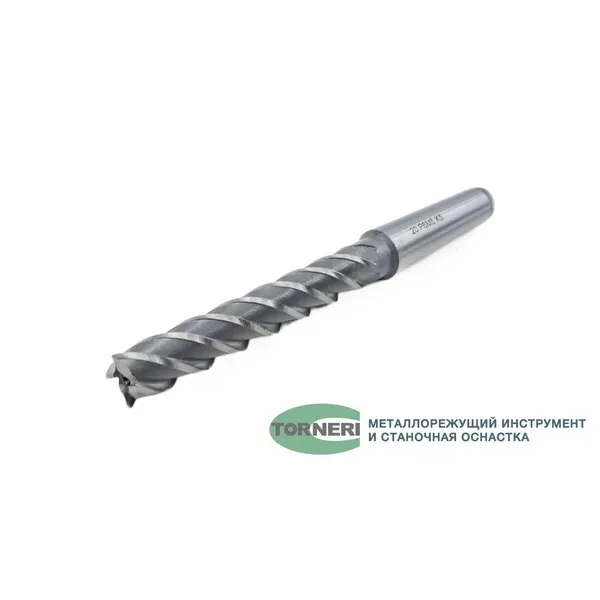 Фрезы t019497 Фреза концевая с коническим хвостовиком ф 20х120х215 мм z=4 КМ3 Р6М5К5