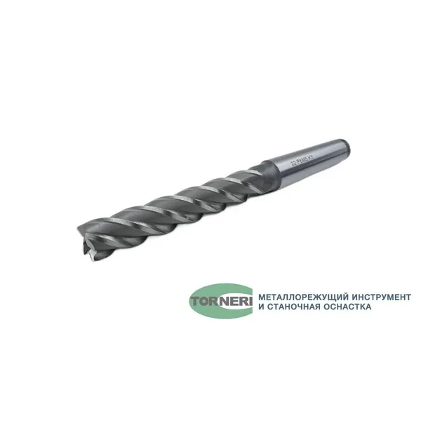 Фреза концевая с коническим хвостовиком ф 22х120х215 мм z=4 КМ3 Р6М5К5 t019498  (Фото 4)