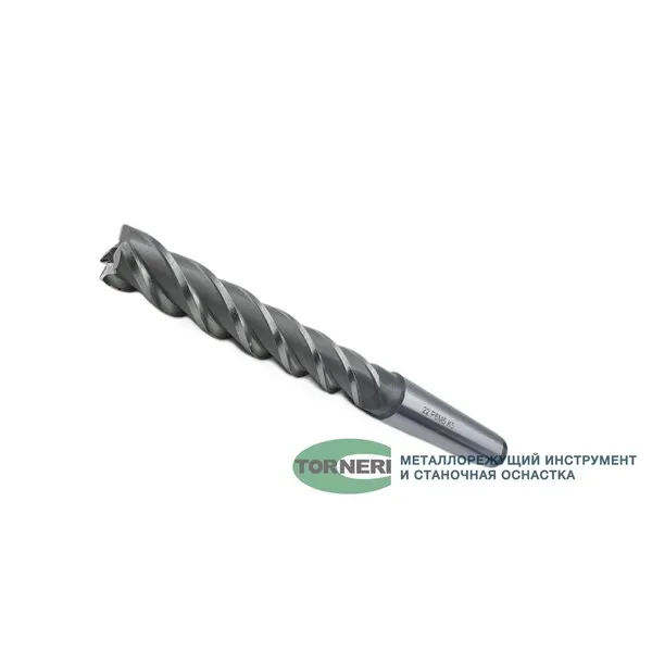 Фреза концевая с коническим хвостовиком ф 22х120х215 мм z=4 КМ3 Р6М5К5 t019498  (Фото 3)